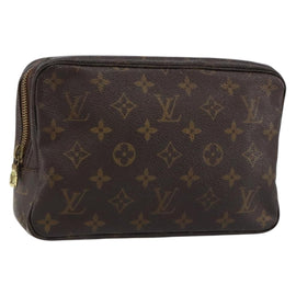 LOUIS VUITTON Monogram Trousse Toilette 23 Clutch Bag M47524 LV Auth 160853