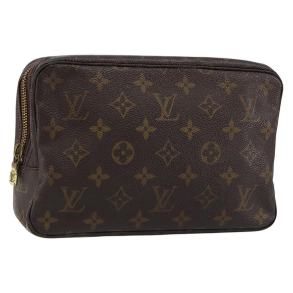 LOUIS VUITTON Monogram Trousse Toilette 23 Clutch Bag M47524 LV Auth 160853