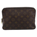 LOUIS VUITTON Monogram Trousse Toilette 23 Clutch Bag M47524 LV Auth 160853-13