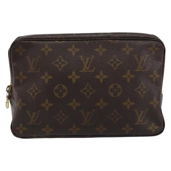 LOUIS VUITTON Monogram Trousse Toilette 23 Clutch Bag M47524 LV Auth 160853