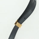 FENDI To joule Hand Bag Leather 2way Gray Gold Auth 160854-14