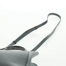 FENDI To joule Hand Bag Leather 2way Gray Gold Auth 160854-15