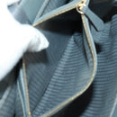 FENDI To joule Hand Bag Leather 2way Gray Gold Auth 160854-27