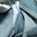 FENDI To joule Hand Bag Leather 2way Gray Gold Auth 160854-12