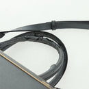 FENDI To joule Hand Bag Leather 2way Gray Gold Auth 160854-9