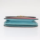 CHANEL Chain Matelasse 2.55 Shoulder Bag Patent Multicolor Gold CC Auth 160855-6