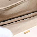 CHANEL Chain Matelasse 2.55 Shoulder Bag Patent Multicolor Gold CC Auth 160855-10