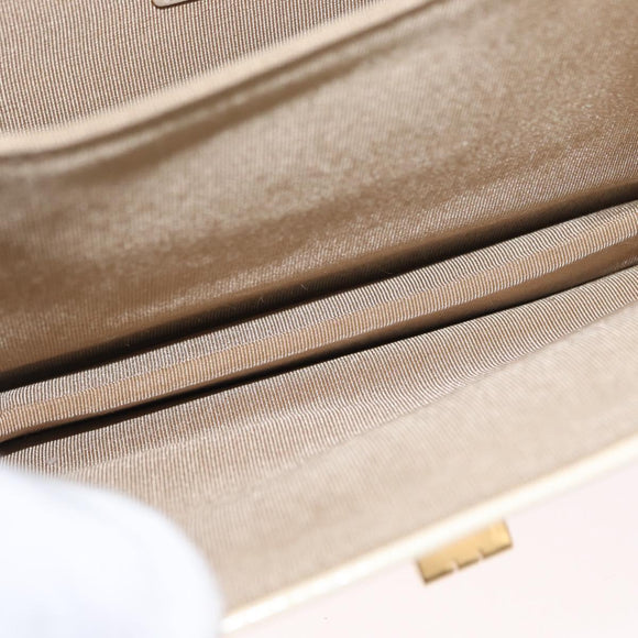 CHANEL Chain Matelasse 2.55 Shoulder Bag Patent Multicolor Gold CC Auth 160855