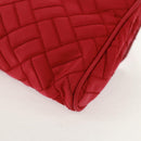 PRADA Chain Shoulder Bag Nylon Pink Gold Auth 160856V-19