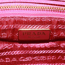PRADA Chain Shoulder Bag Nylon Pink Gold Auth 160856V-22
