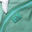 GUCCI GG Canvas Shoulder Bag Beige Silver 124357 Auth 160861V-18