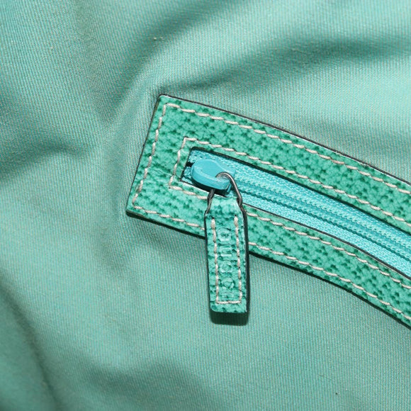 GUCCI GG Canvas Shoulder Bag Beige Silver 124357 Auth 160861