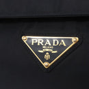 PRADA Hand Bag Nylon Navy Gold Auth 160865-17