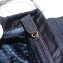 PRADA Hand Bag Nylon Navy Gold Auth 160865-21