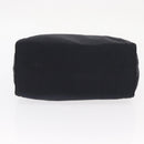 PRADA Hand Bag Nylon Navy Gold Auth 160865-5