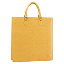 LOUIS VUITTON Epi Sac Plat Hand Bag Yellow M52079 LV Auth 160870-1