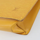 LOUIS VUITTON Epi Sac Plat Hand Bag Yellow M52079 LV Auth 160870-9