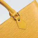 LOUIS VUITTON Epi Sac Plat Hand Bag Yellow M52079 LV Auth 160870-17