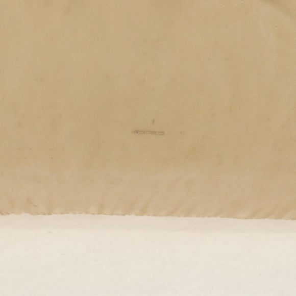 PRADA Chain Shoulder Bag Nylon Beige Silver Auth 160872