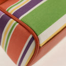 BURBERRY Shoulder Bag Canvas Multicolor Silver Auth 160873V-15