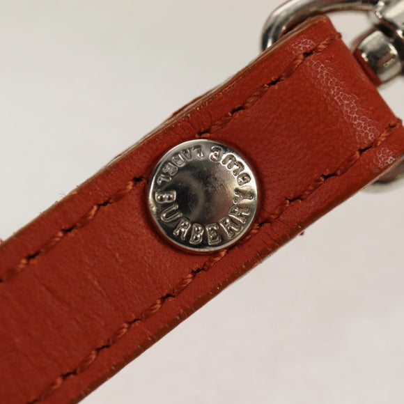 BURBERRY Shoulder Bag Canvas Multicolor Silver Auth 160873V