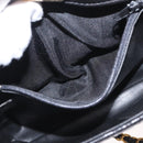 BALLY Chain Shoulder Bag Leather Black Gold Auth 160874-12