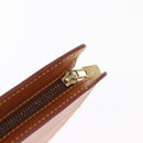 LOUIS VUITTON Epi Pochette Homme Bag Brown Zipangu Gold M52528 LV Auth 160876-8
