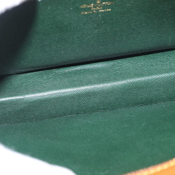 LOUIS VUITTON Epi Pochette Homme Bag Brown Zipangu Gold M52528 LV Auth 160876