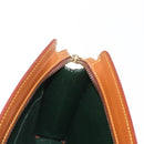 LOUIS VUITTON Epi Pochette Homme Bag Brown Zipangu Gold M52528 LV Auth 160876-18