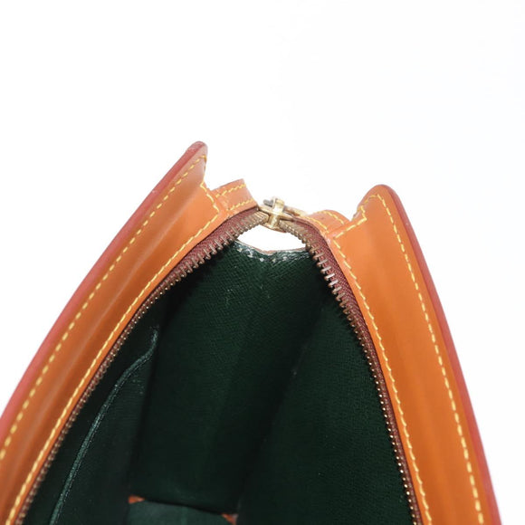 LOUIS VUITTON Epi Pochette Homme Bag Brown Zipangu Gold M52528 LV Auth 160876