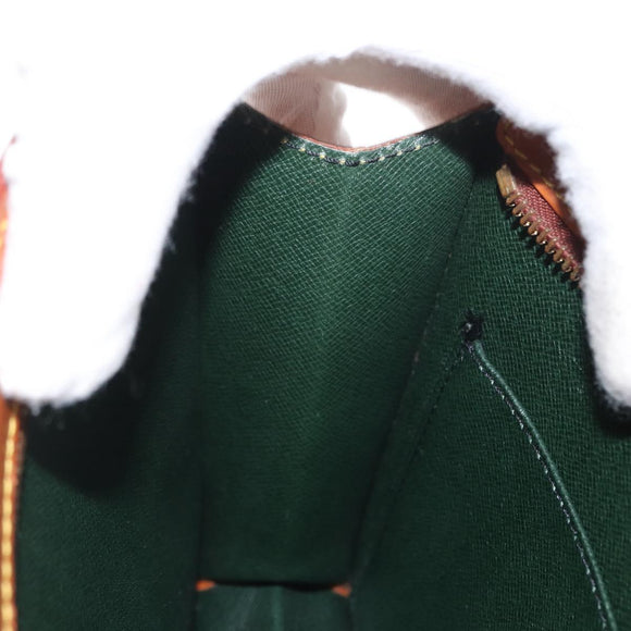 LOUIS VUITTON Epi Pochette Homme Bag Brown Zipangu Gold M52528 LV Auth 160876