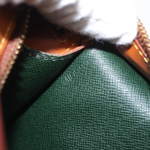 LOUIS VUITTON Epi Pochette Homme Bag Brown Zipangu Gold M52528 LV Auth 160876