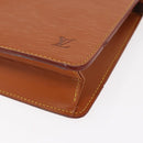 LOUIS VUITTON Epi Pochette Homme Bag Brown Zipangu Gold M52528 LV Auth 160876-14