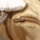 GUCCI GG Supreme Web Sherry Line Bag PVC Beige Gold 89 02 032 Auth 160877-17