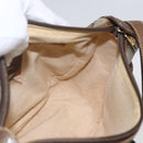 GUCCI GG Supreme Web Sherry Line Bag PVC Beige Gold 89 02 032 Auth 160877-19
