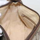 GUCCI GG Supreme Web Sherry Line Bag PVC Beige Gold 89 02 032 Auth 160877-20