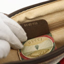 GUCCI GG Supreme Web Sherry Line Bag PVC Beige Gold 89 02 032 Auth 160877-23