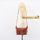 GUCCI Heart Shoulder Bag Suede Red Gold 95107 Auth 160878-22