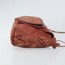 GUCCI Heart Shoulder Bag Suede Red Gold 95107 Auth 160878-4