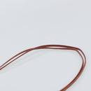 GUCCI Heart Shoulder Bag Suede Red Gold 95107 Auth 160878-8