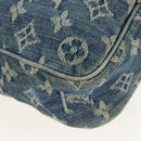 LOUIS VUITTON Monogram Denim Camera Bag Shoulder Bag Blue M95348 LV Auth 160880V-16