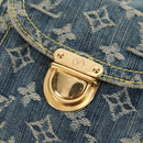 LOUIS VUITTON Monogram Denim Camera Bag Shoulder Bag Blue M95348 LV Auth 160880V-18
