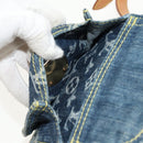 LOUIS VUITTON Monogram Denim Camera Bag Shoulder Bag Blue M95348 LV Auth 160880V-20