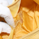 PRADA Accessory Pouch Nylon Yellow Auth 160881-11