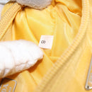 PRADA Accessory Pouch Nylon Yellow Auth 160881-12