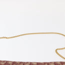 Christian Dior Trotter Canvas Shoulder Bag Red Gold Auth 160882-8