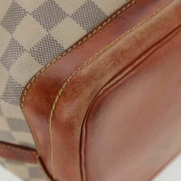 LOUIS VUITTON Damier Azur Noe Shoulder Bag N42222 LV Auth 160883