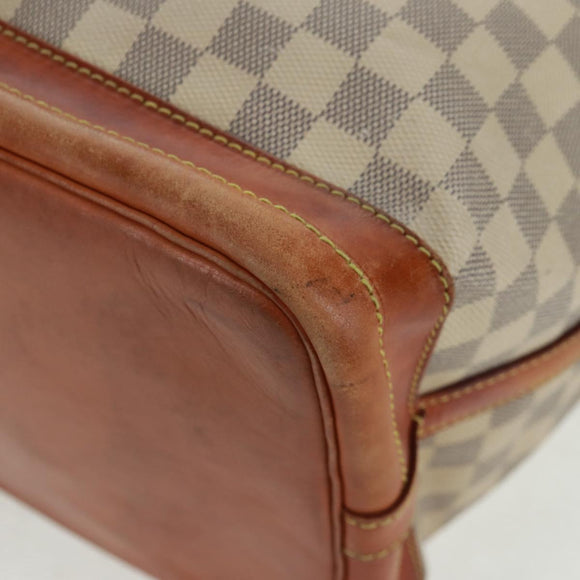 LOUIS VUITTON Damier Azur Noe Shoulder Bag N42222 LV Auth 160883