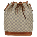LOUIS VUITTON Damier Azur Noe Shoulder Bag N42222 LV Auth 160883-2