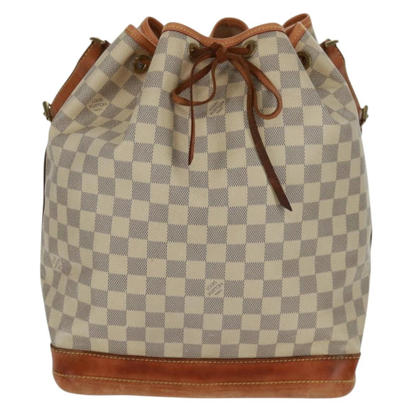 LOUIS VUITTON Damier Azur Noe Shoulder Bag N42222 LV Auth 160883